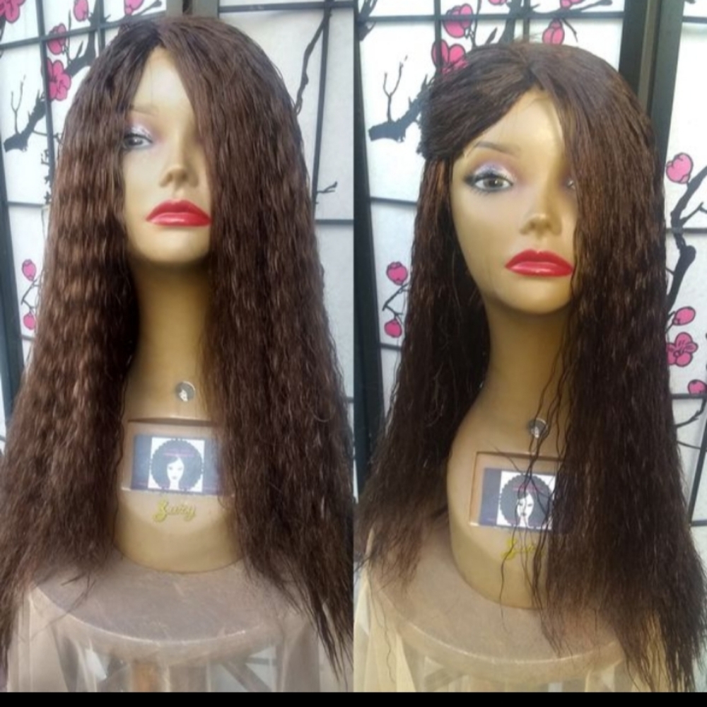 Human blend wig